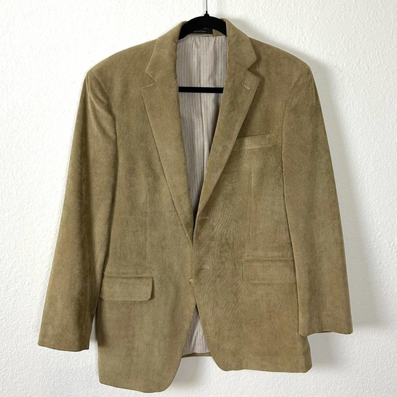 Lauren Ralph Lauren Other - Vintage Lauren Ralph Lauren Corduroy Blazer 36S Macy’s Men’s Store Tan